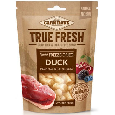 Carnilove Dog Snack True Fresh RAW Freeze-Dried Duck & Red Fruits 40g