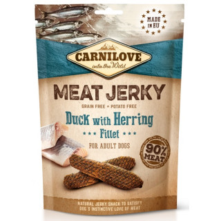 Carnilove Dog Jerky Duck & Herring Fillet - kaczka i filet ze śledzia 100g