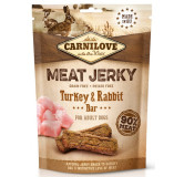 Carnilove Dog Jerky Turkey & Rabbit Bar - indyk i królik 100g