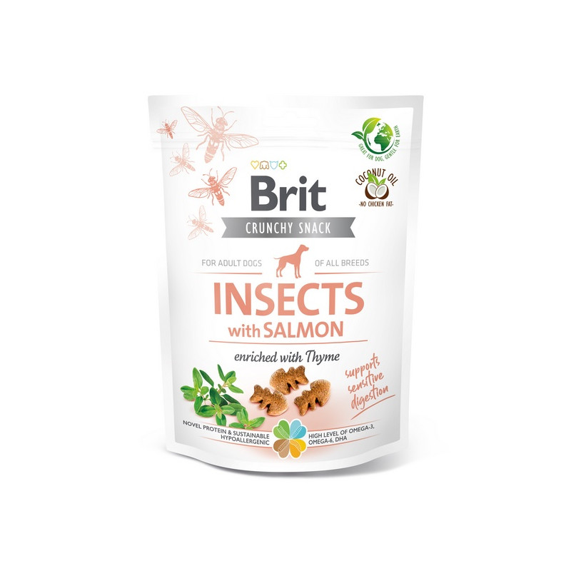 Brit Care Dog Crunchy Cracker Insect & Salmon 200g