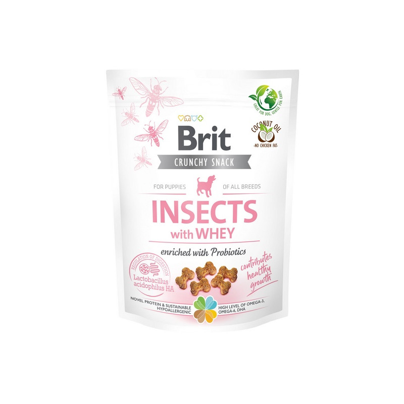 Brit Care Dog Crunchy Cracker Puppy Insect & Whey 200g