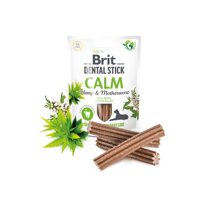 Brit Dental Stick Calm Hemp & Motherwort 251g