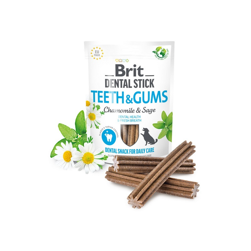 Brit Dental Stick Teeth & Gums with Chamomile & Sage 251g