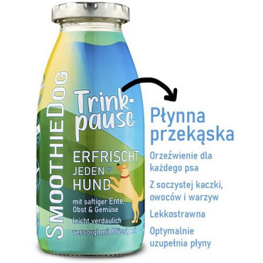 SmoothieDog Płynna przekąska - kaczka 250ml