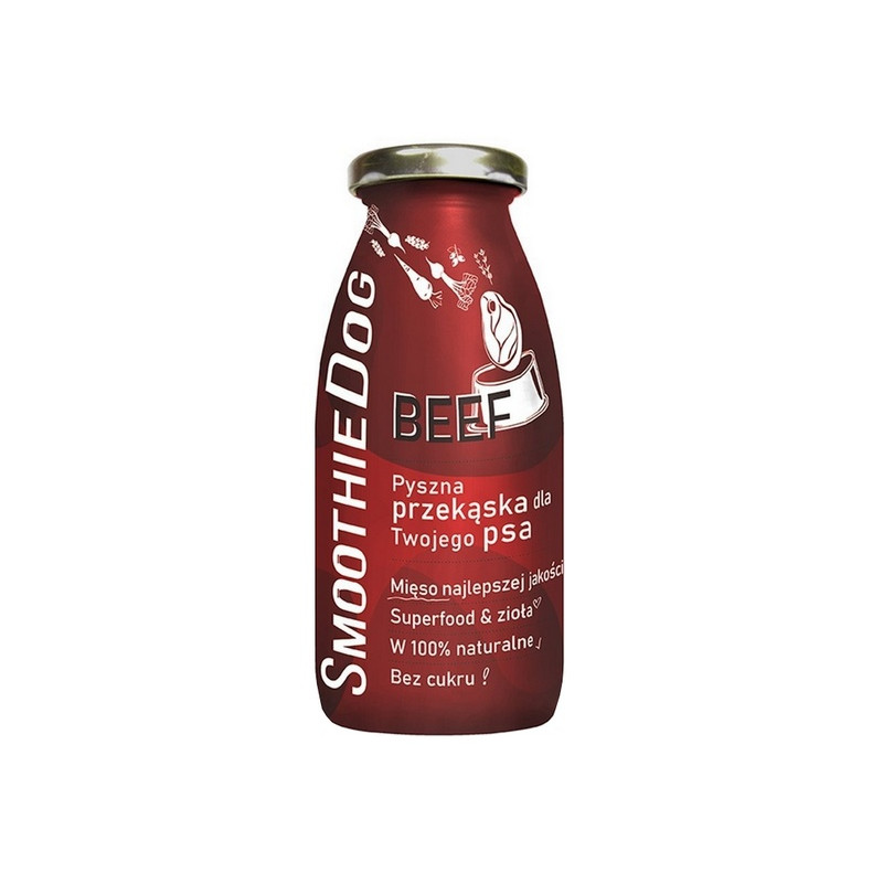 SmoothieDog Płynna przekąska - wołowina 250ml