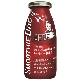 SmoothieDog Płynna przekąska - wołowina 250ml