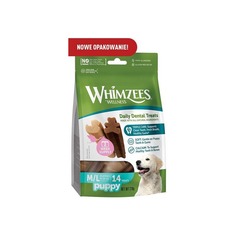 Whimzees Puppy M/L 14szt.