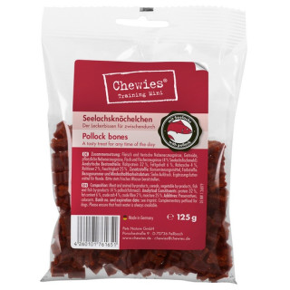 Chewies Training Kosteczki Mini Łosoś 125g