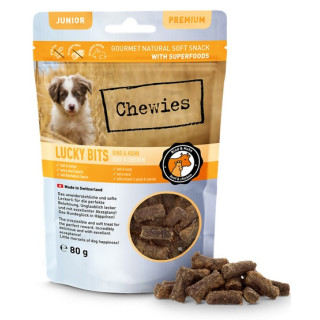 Chewies Lucky Bits Junior Wołowina & kurczak 80g