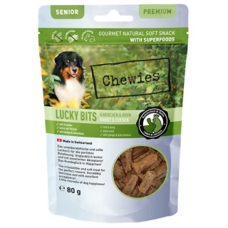 Chewies Lucky Bits Senior Królik & kurczak 80g