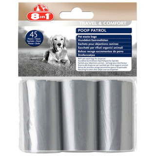 8in1 Worki na odchody Poop Patrol Pet Waste Bags - 3 rolki