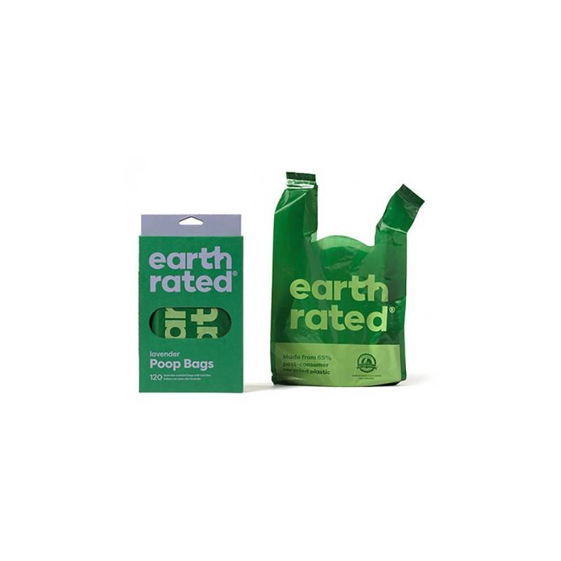 Earth Rated Reklamówki lawendowe 120szt