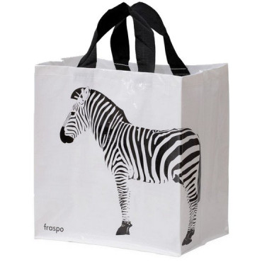 Torba Animals 24L zebra biała