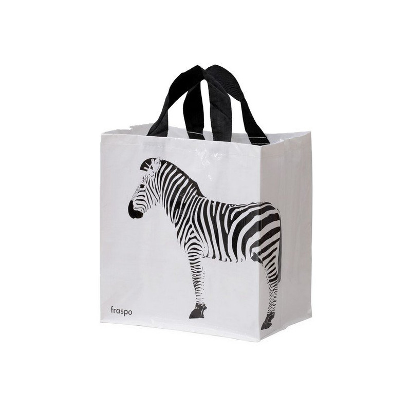 Torba Animals 24L zebra biała