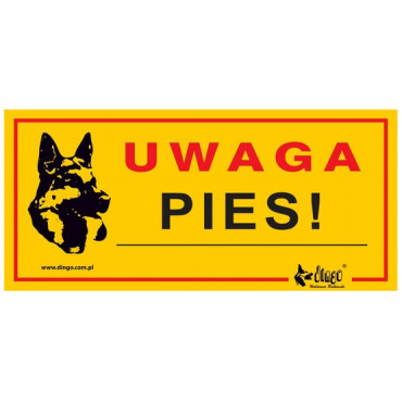 Dingo Tabliczka ostrzegawcza "Uwaga pies!"