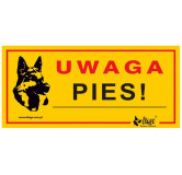 Dingo Tabliczka ostrzegawcza "Uwaga pies!"