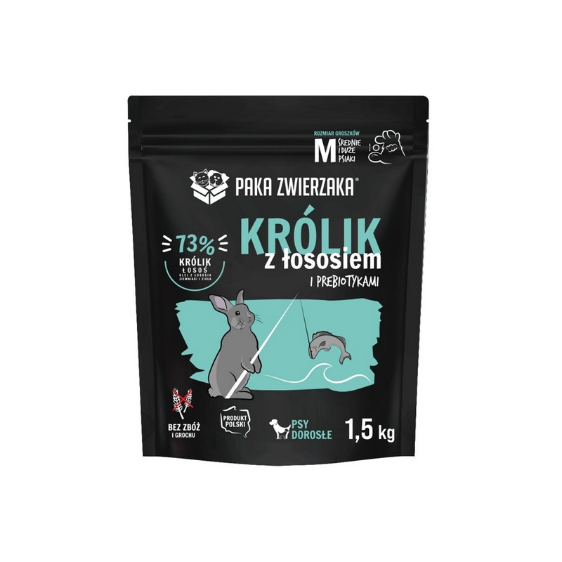 Paka Zwierzaka Seventh Heaven Królik łososiem M 1,5kg