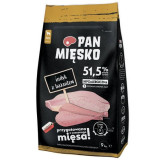 Pan Mięsko Karma sucha dla psa - indyk i bażant chrupki S 9kg