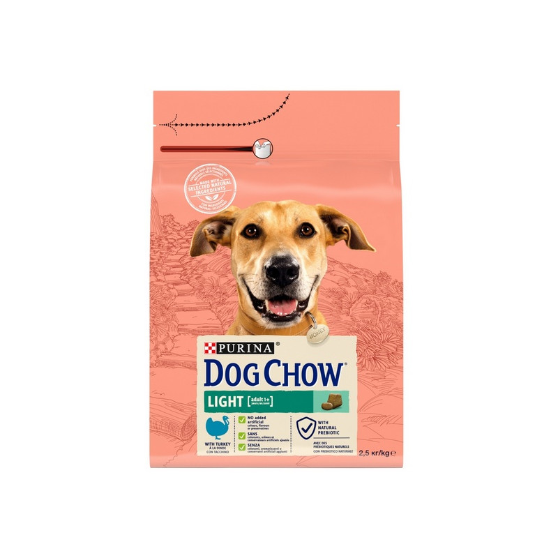 Purina Dog Chow Light Turkey 2,5kg