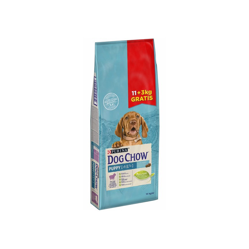 Purina Dog Chow Puppy Jagnięcina 14kg (11+3kg gratis)