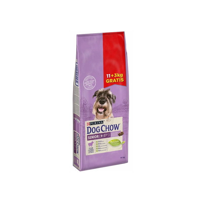 Purina Dog Chow Senior Jagnięcina 14kg (11+3kg gratis)