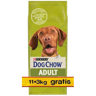 Purina Dog Chow Adult Jagnięcina 14kg (11+3kg gratis)