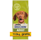 Purina Dog Chow Adult Jagnięcina 14kg (11+3kg gratis)