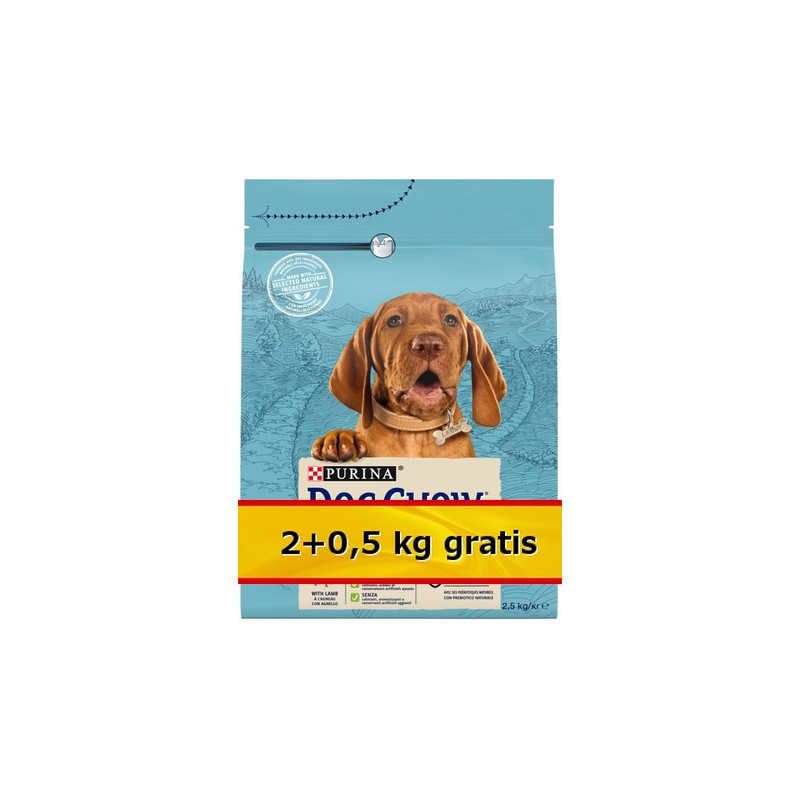 Purina Dog Chow Puppy Jagnięcina 2,5kg (2+0,5kg)