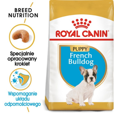 Royal Canin French Bulldog Puppy karma sucha dla szczeniąt do 12 miesiąca, rasy buldog francuski 1kg