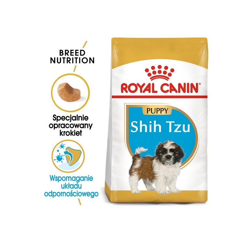 Royal Canin Shih Tzu Puppy karma sucha dla szczeniąt do 10 miesiąca, rasy shih tzu 0,5kg