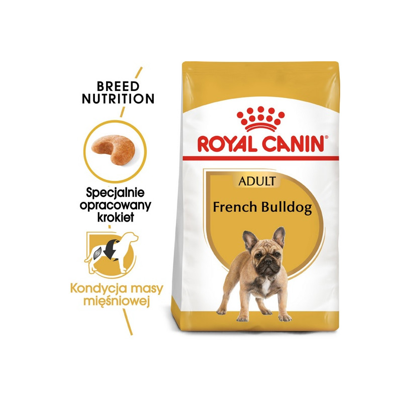 Royal Canin French Bulldog Adult karma sucha dla psów dorosłych rasy buldog francuski 3kg