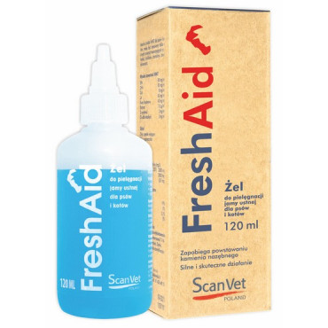 ScanVet Fresh Aid 120ml - pielęgnacja jamy ustnej psa i kota