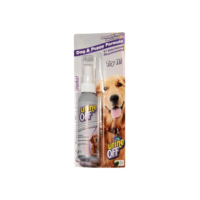 Urine Off Dog & Puppy Odor & Stain Remover - do usuwania plam moczu 118ml