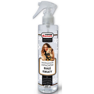 Benek Neutralizator Spray - Białe kwiaty 250ml