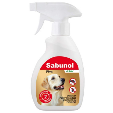 Sabunol Płyn do zwalczania pcheł w otoczeniu zwierząt 250ml