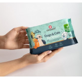 Opharm Dogs & Cats Pet Wipes - chusteczki nawilżane dla psa i kota 48szt