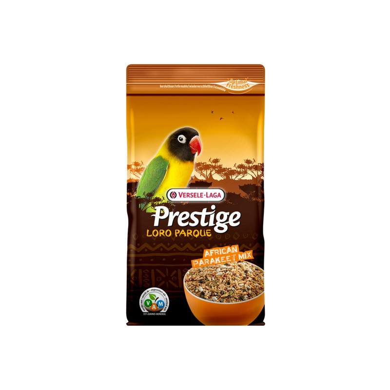 Versele-Laga Prestige African Parakeet Loro Parque Mix średnia afrykańska papuga (nierozłączka) 1kg