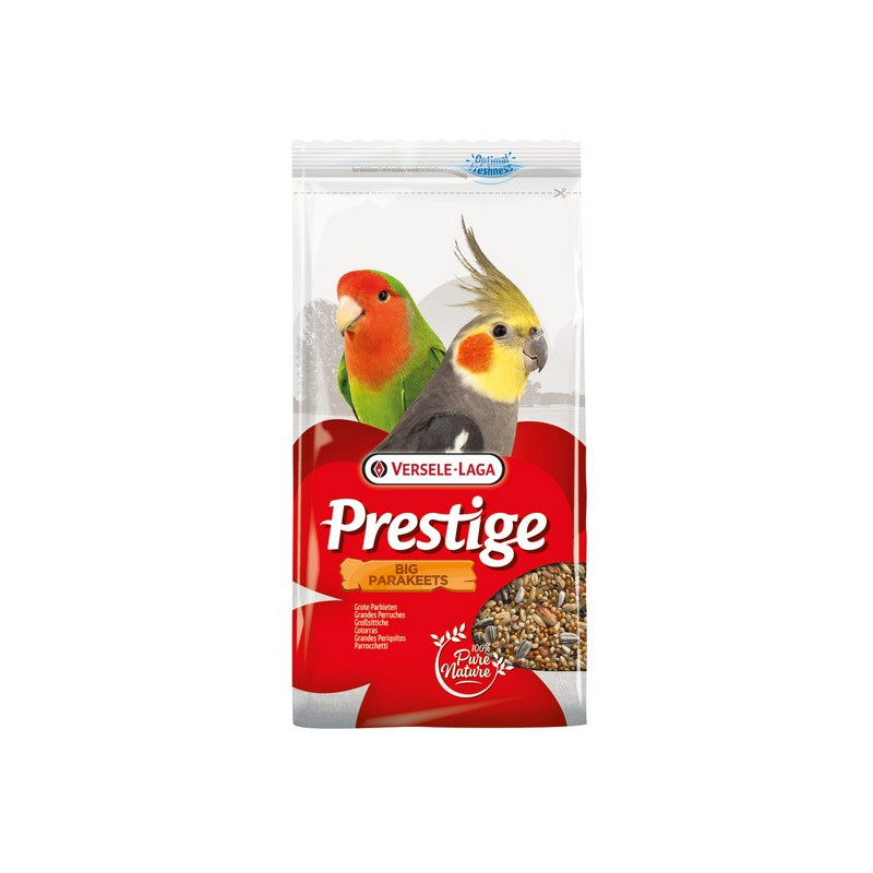 Versele-Laga Prestige Big Parakeets średnia papuga (nimfa, nierozłączka) 1kg